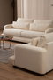 Atelier Del Sofa Sofá de 3 Plazas Beige 230cm Largo x 105cm Ancho x 90cm Alto